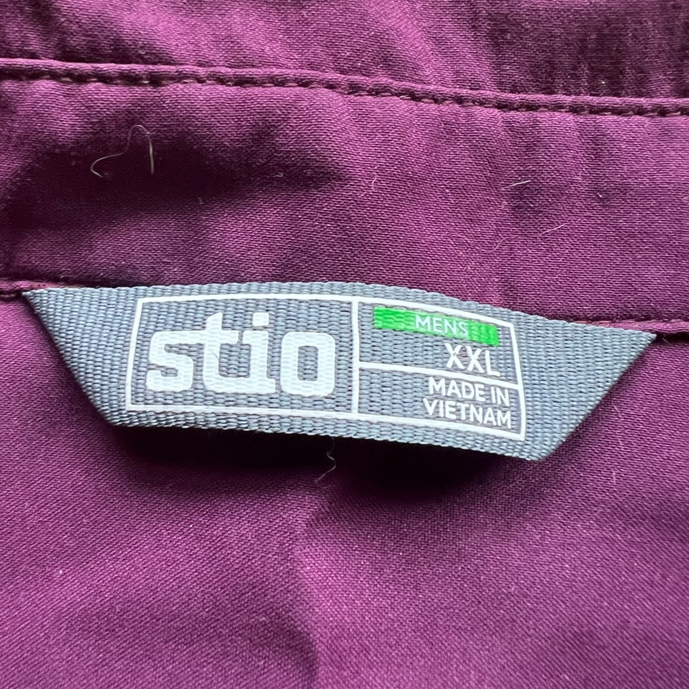 Stio Men’s 2XL/XXL Eddy Pearl Snap Long Sleeve Shirt Purple Outdoors Hiking - Picture 3 of 8